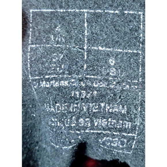 Dr Martens Womens 6 Black 8 Eye Leather Combat Boots Grunge Punk Rock Destroyed - Picture 14 of 16